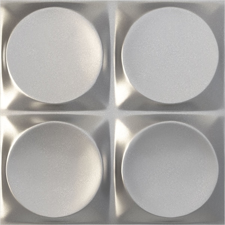 Ekena Millwork 11 7/8in. W x 11 7/8in. H Adonis EnduraWall Decorative 3D Wall Panel Covers 0.98 Sq. Ft. WP12X12ADCST